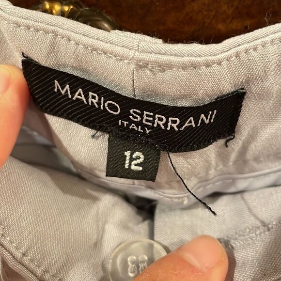 NWOT Mario Serrani light grey woman’s slacks - Picture 3 of 5